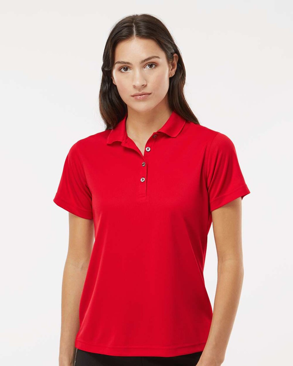 Paragon® Women's Saratoga Performance Short Sleeve Mini Mesh Polo